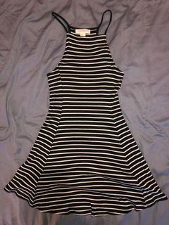 Forever 21 Striped Halter Dress