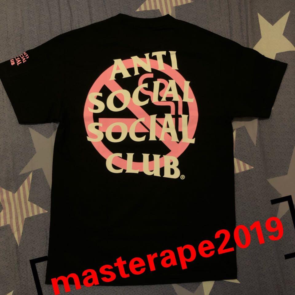 FR2 x ASSC anti social club smoking kills 短袖T恤色情兔tee, 男裝