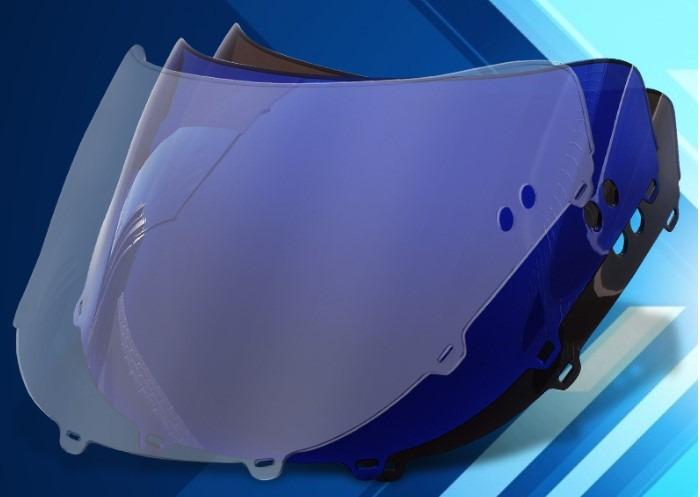 Honda Cbr400Rr Old Cbr 400 Rr Windscreen Windshield Wind Screen Shield  Black Transparent Blue, Motorcycles, Motorcycle Accessories On Carousell