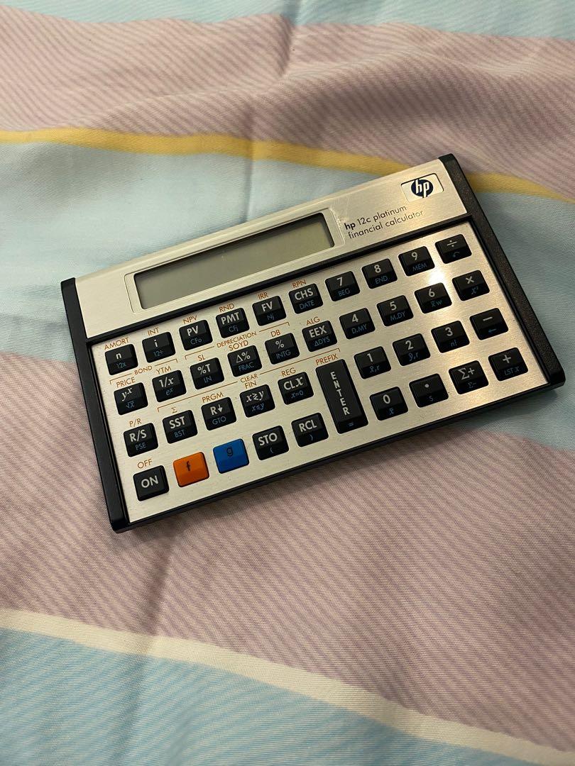 Hp 12c Platinum Financial Calculator Computers Tech Office Business Technology On Carousell