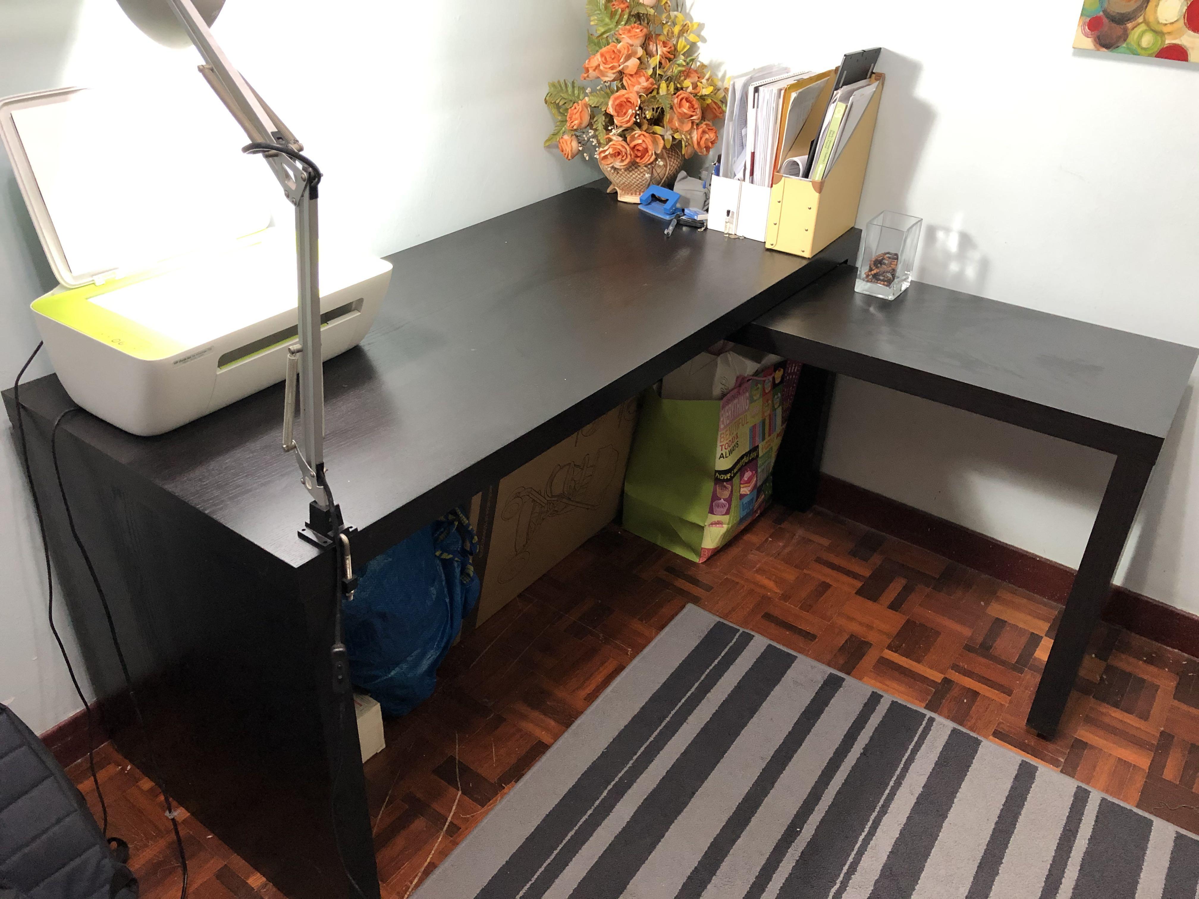 Ikea Malm Office Table Home Furniture Furniture On Carousell