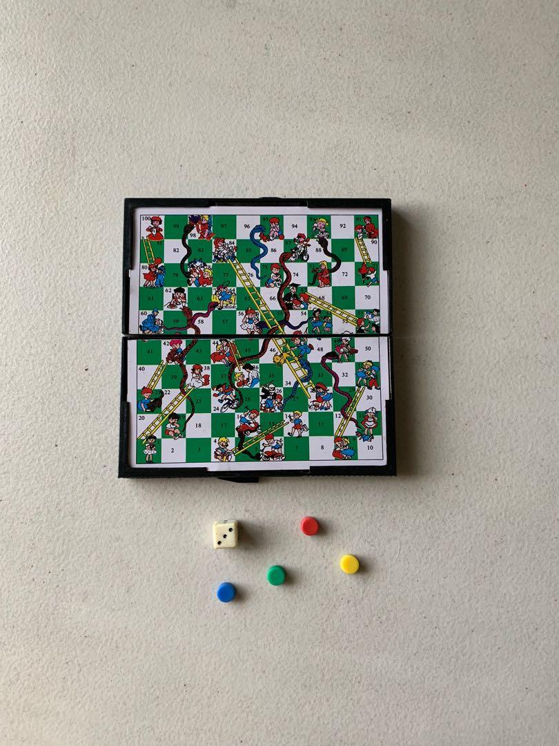 Mini snake and ladders (Category: Board Games & Puzzles) located in Quezon City. Submitted by joyeusefille (Listing ID 1003490192, Image 1). Description: - Used only once.