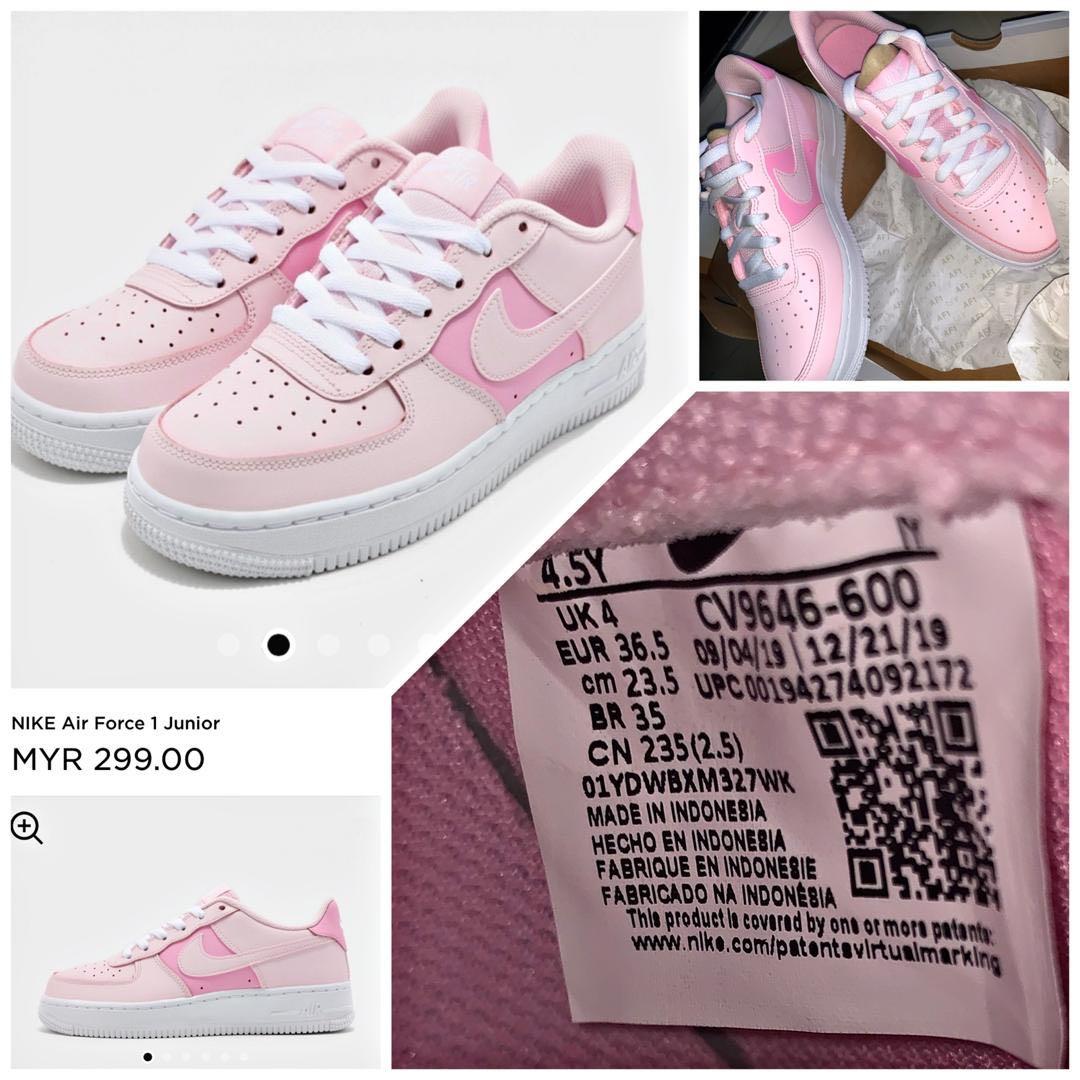 nike air force 1 junior size 2