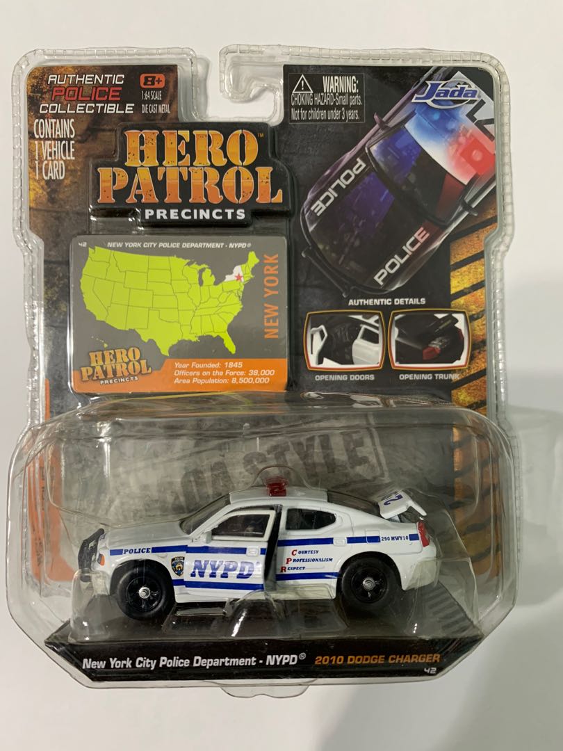 NYPD 1 64 Dodge Charger Police Car Diecast Hobbies Toys Toys