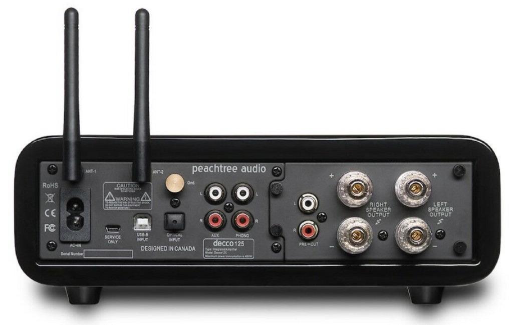 Peachtree Audio Decco125 SKY、120W x2、網路串流、綜合擴大機 - DAC解碼 - 亮黑色 照片瀏覽 3