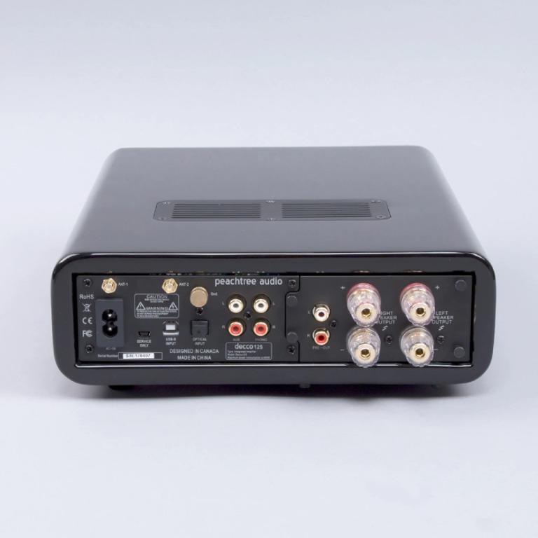Peachtree Audio Decco125 SKY、120W x2、網路串流、綜合擴大機 - DAC解碼 - 亮黑色 照片瀏覽 4