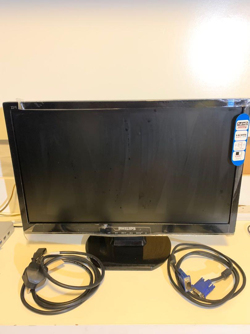 Philips 221E1 monitor, 電腦＆科技, 電腦 