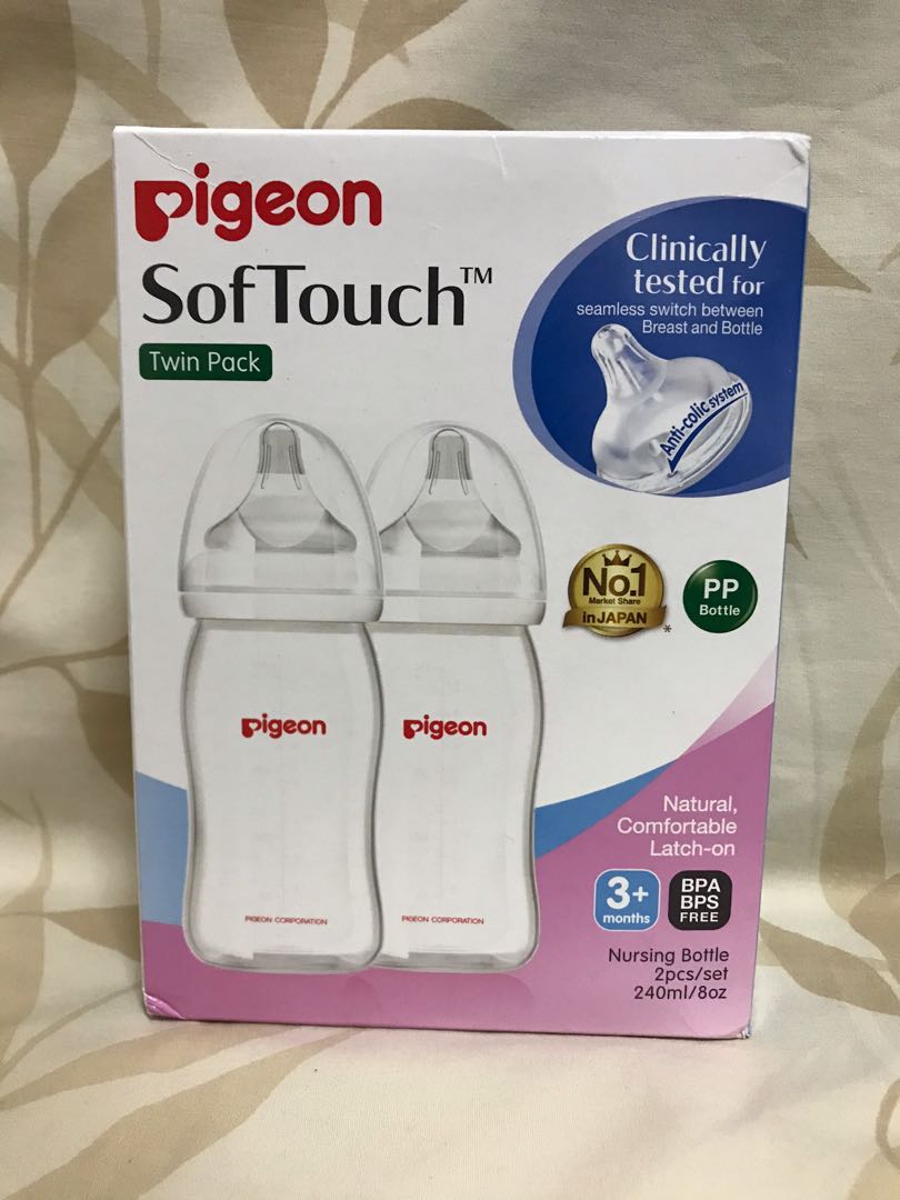 Pigeon bottle soft sales touch