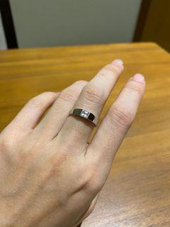 Diamond Ring White Gold Women S Fashion Carousell Malaysia