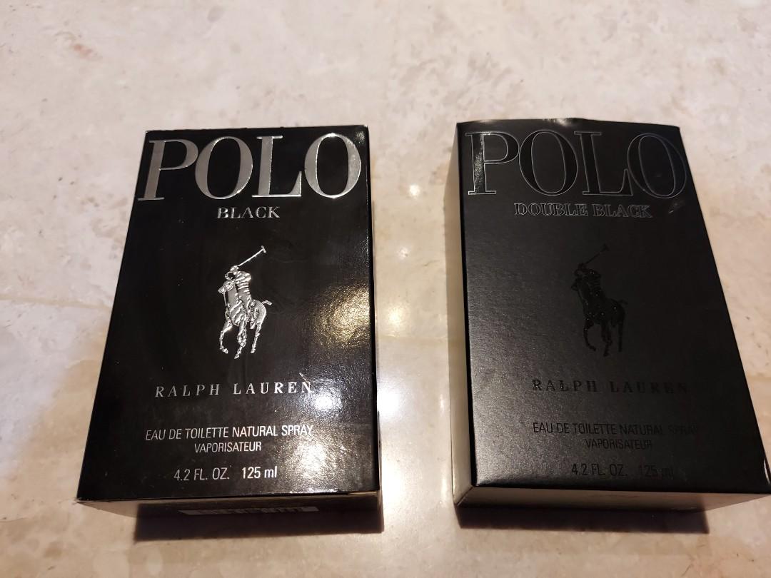 polo double black perfume