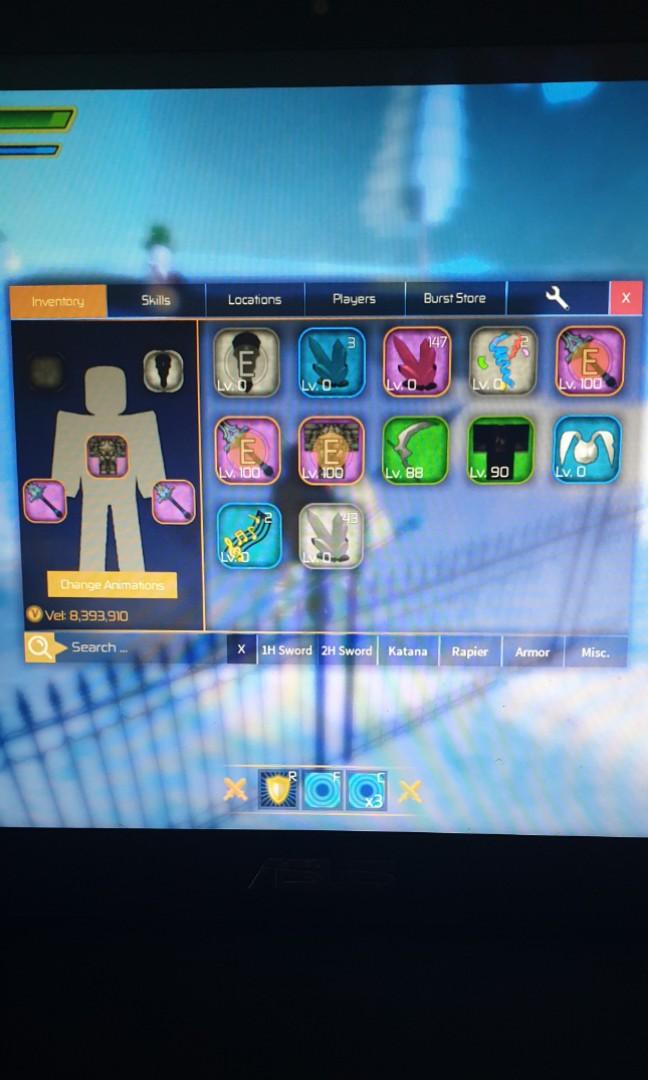 Roblox Swordburst 2 Toys Games Video Gaming In Game Products On Carousell - roblox sword burst 2 rare sword frost bite toys games