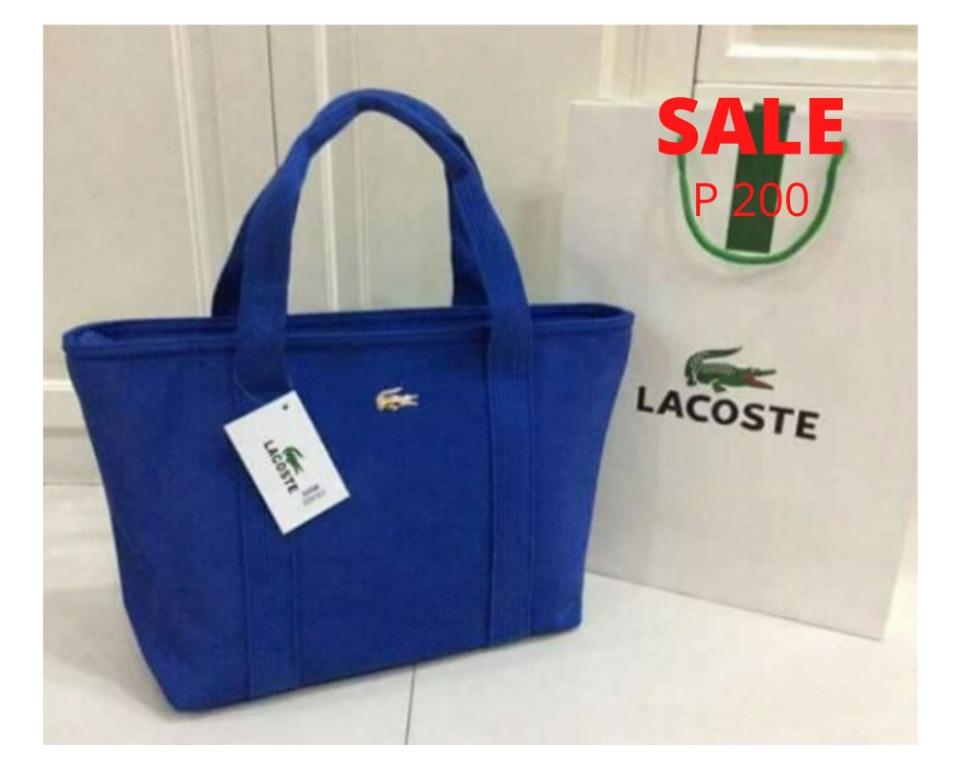 lacoste handbags on sale