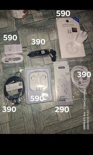 Samsung iphone charger and headset original legit