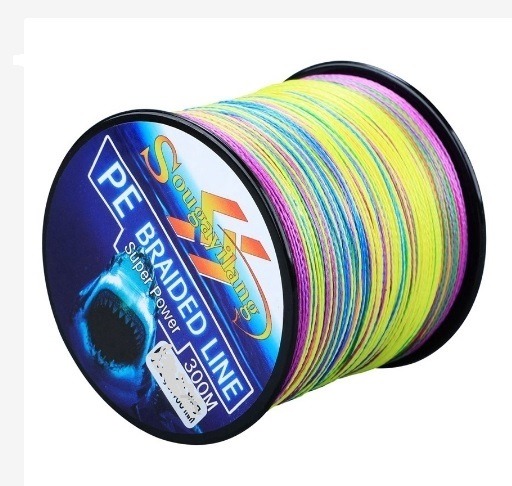 MULTICOLOR) TALI BENANG 4 SULAM TOMMAN HERCULES (15-60LB) 4X BRAIDED  FISHING LINE. MADE FROM HIGH QUALITY MATERIAL