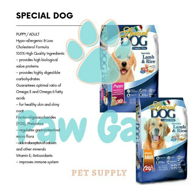 Special dog best sale ingredients