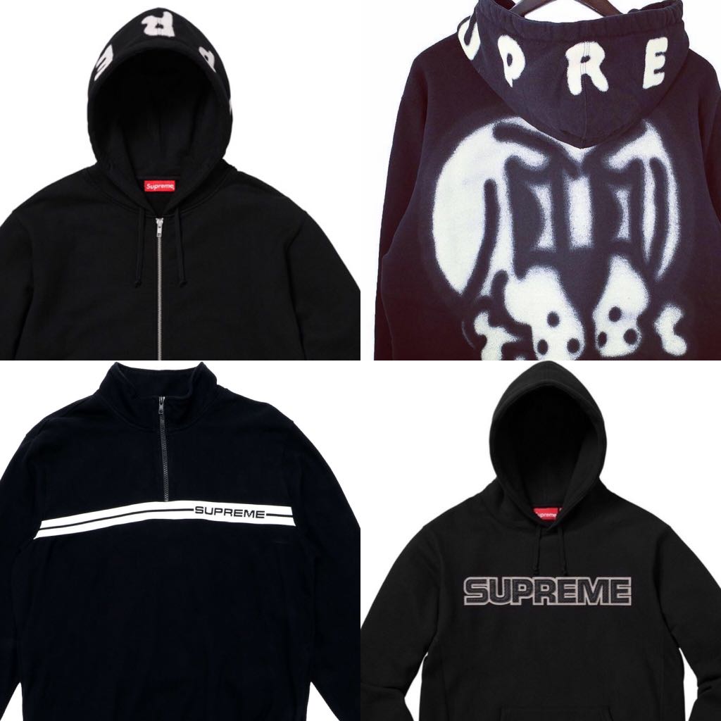 supreme half zip warm up