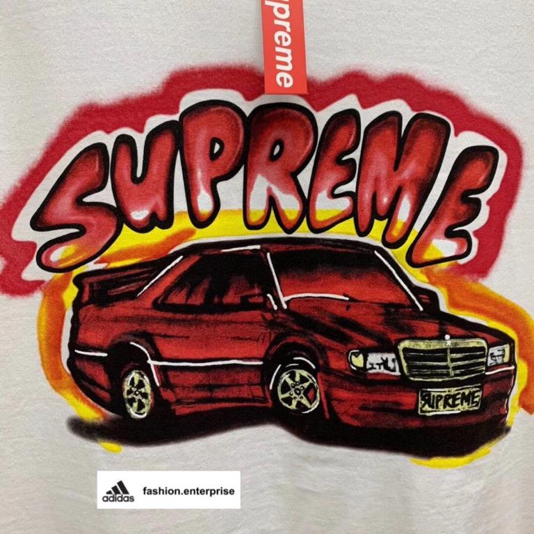 Supreme SS14 Mercedes Benz 190e Tee Men s Fashion Tops Sets