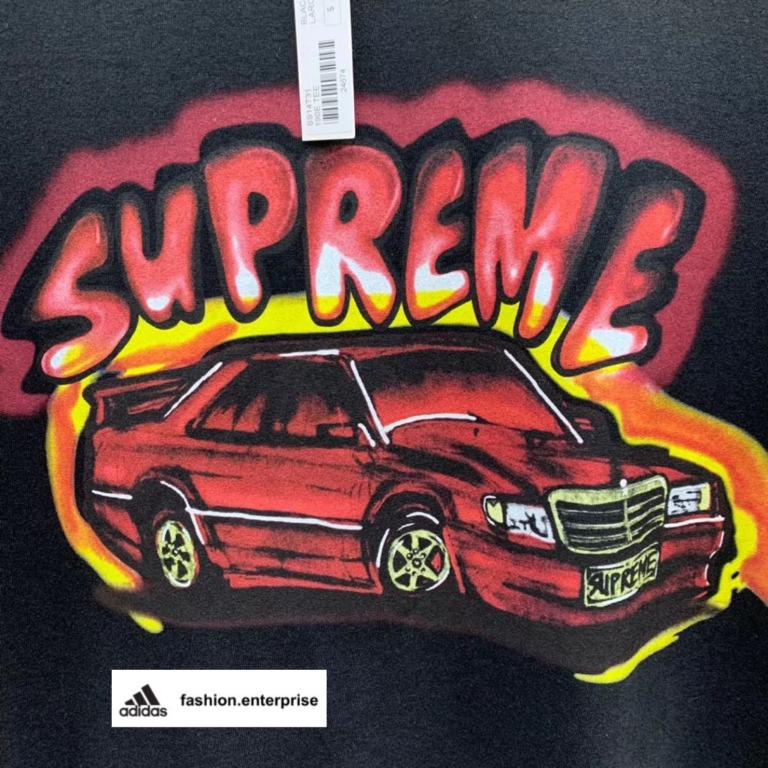 Supreme mercedes benz tee sales