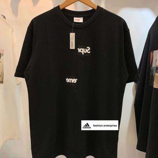 Supreme Cdg Split Box Logo Men S Fashion Carousell Malaysia