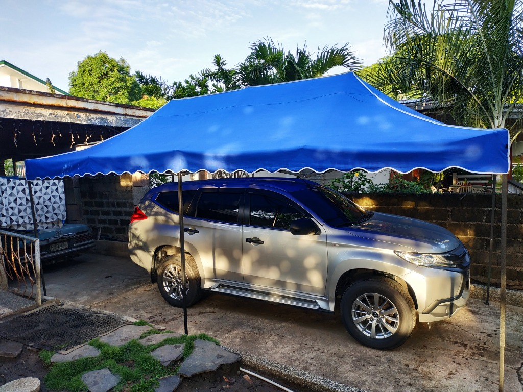 tent ratractable tent car cover Furniture Home Living Home Improvement Organization Home Improvement Tools Accessories on Carousell