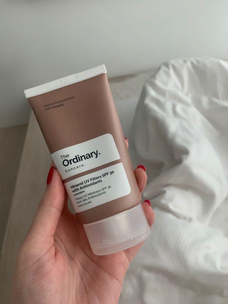 the ordinary face spf