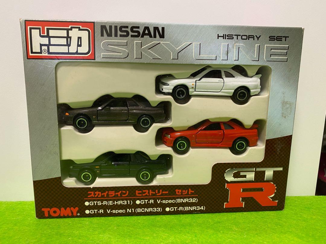 Tomy 車仔tomica Boxset Nissan Skyline History Set R31 Gts R 日產日版絕版紅字 玩具 遊戲類 玩具 Carousell