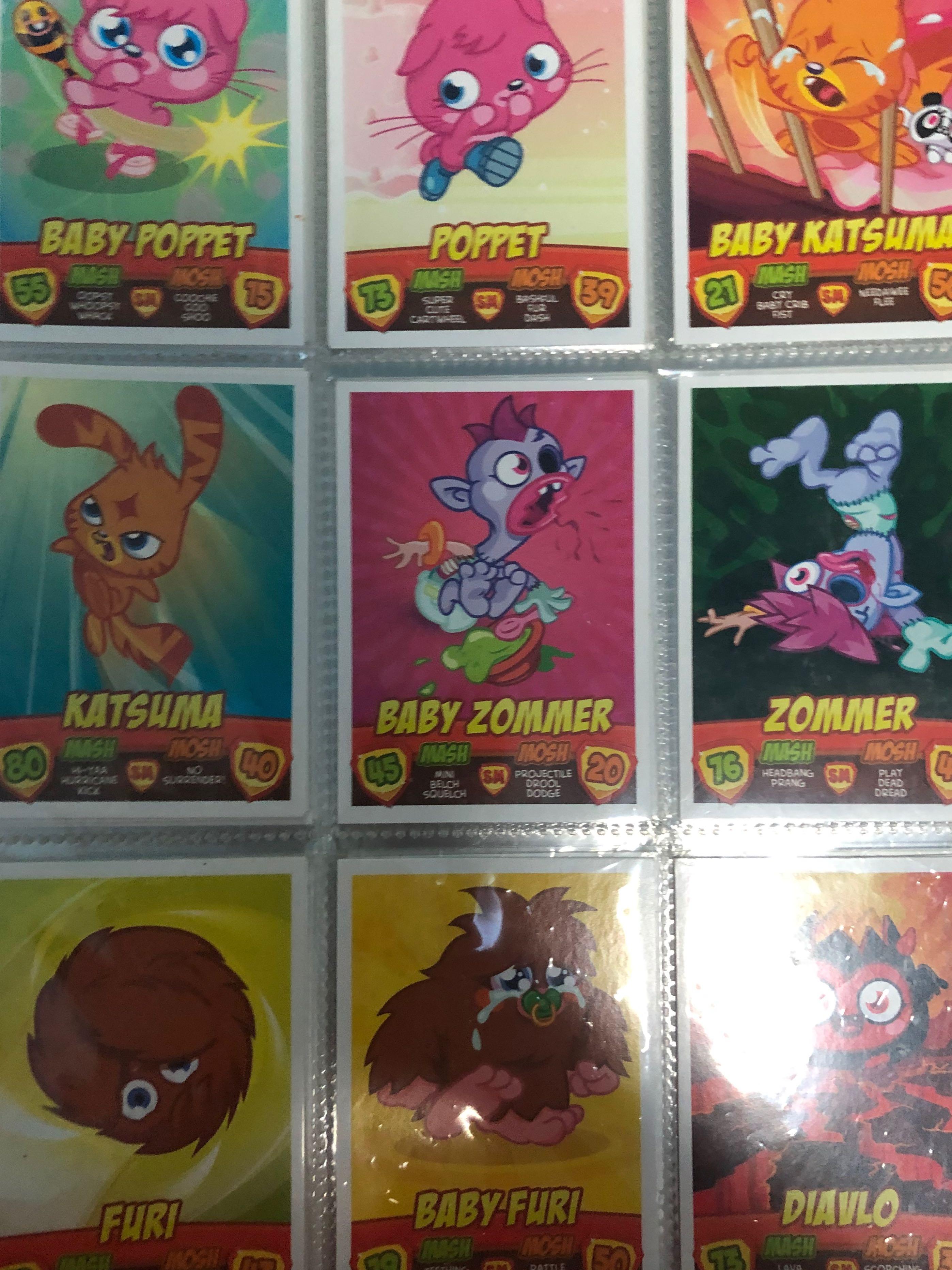 Topps Moshi Monsters Cards and Moshi Monster Liberty Plushie Keychain,  Hobbies & Toys, Toys & Games on Carousell