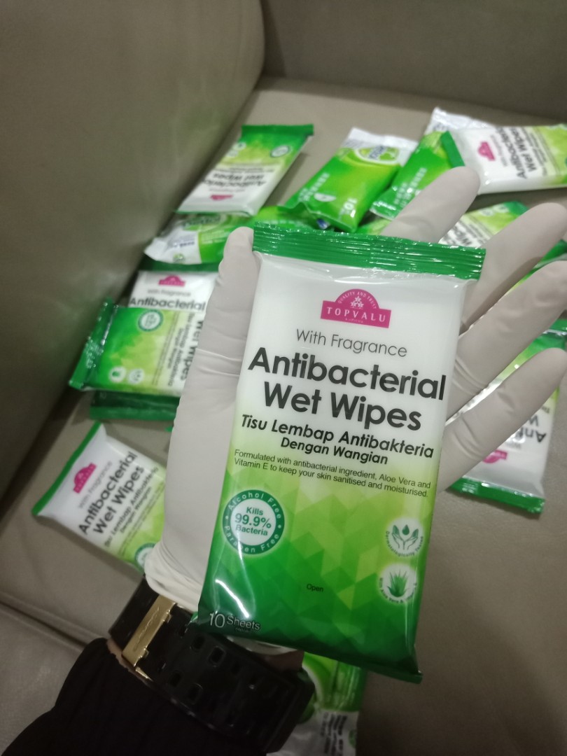 TopValu Anti Bacterial Wet Wipes, Beauty & Personal Care, Face, Face