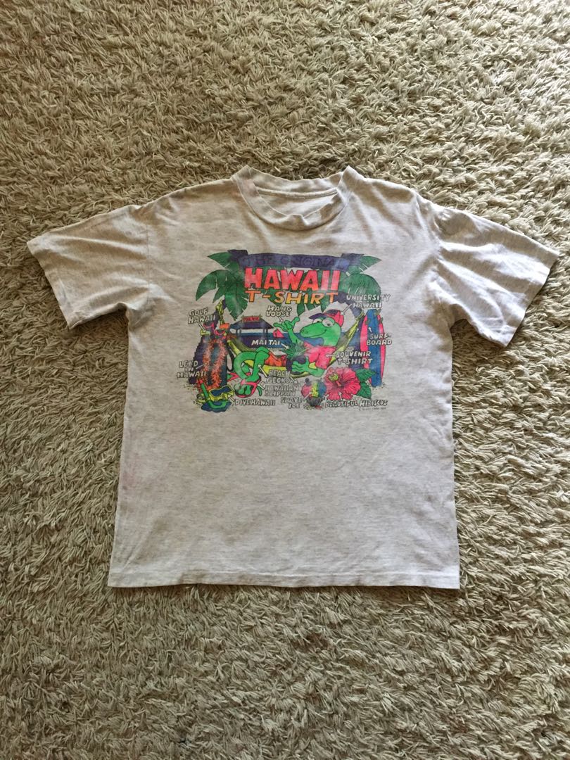 Vintage Bootleg Gecko Hawaii T-shirt 