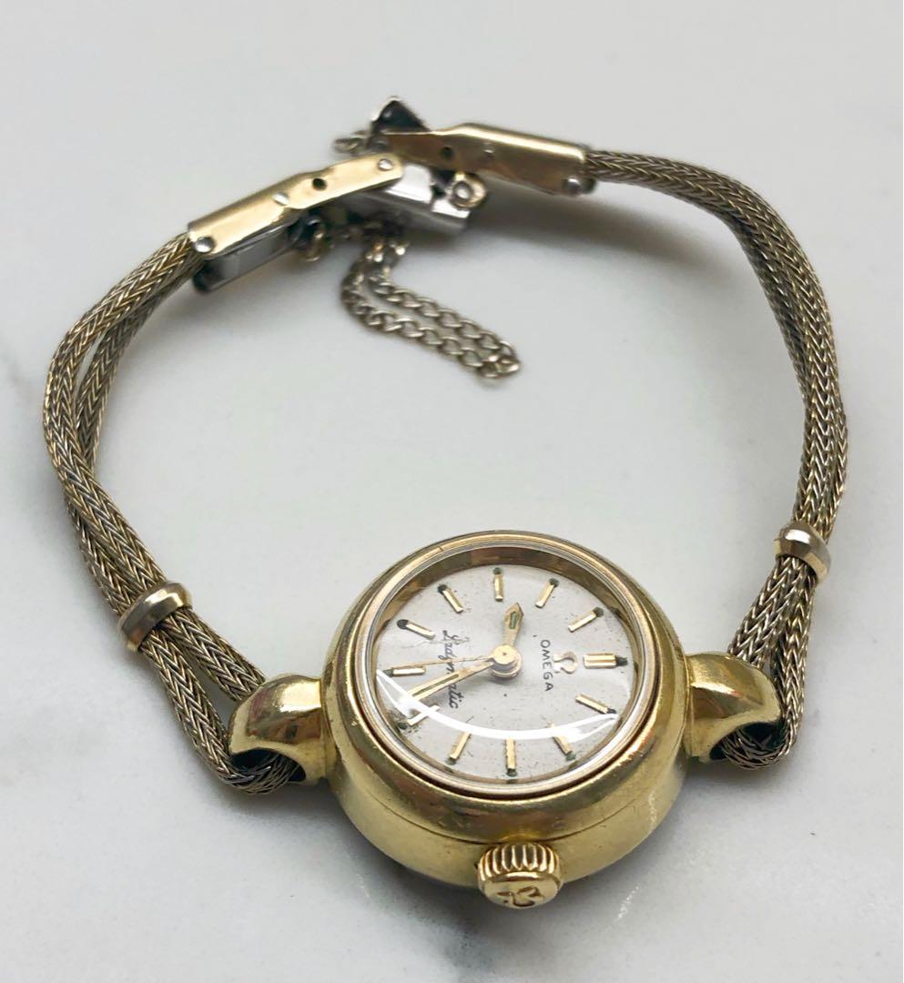 Vintage Omega Ladymatic 455 17j 奧米加錶, 名牌, 手錶- Carousell