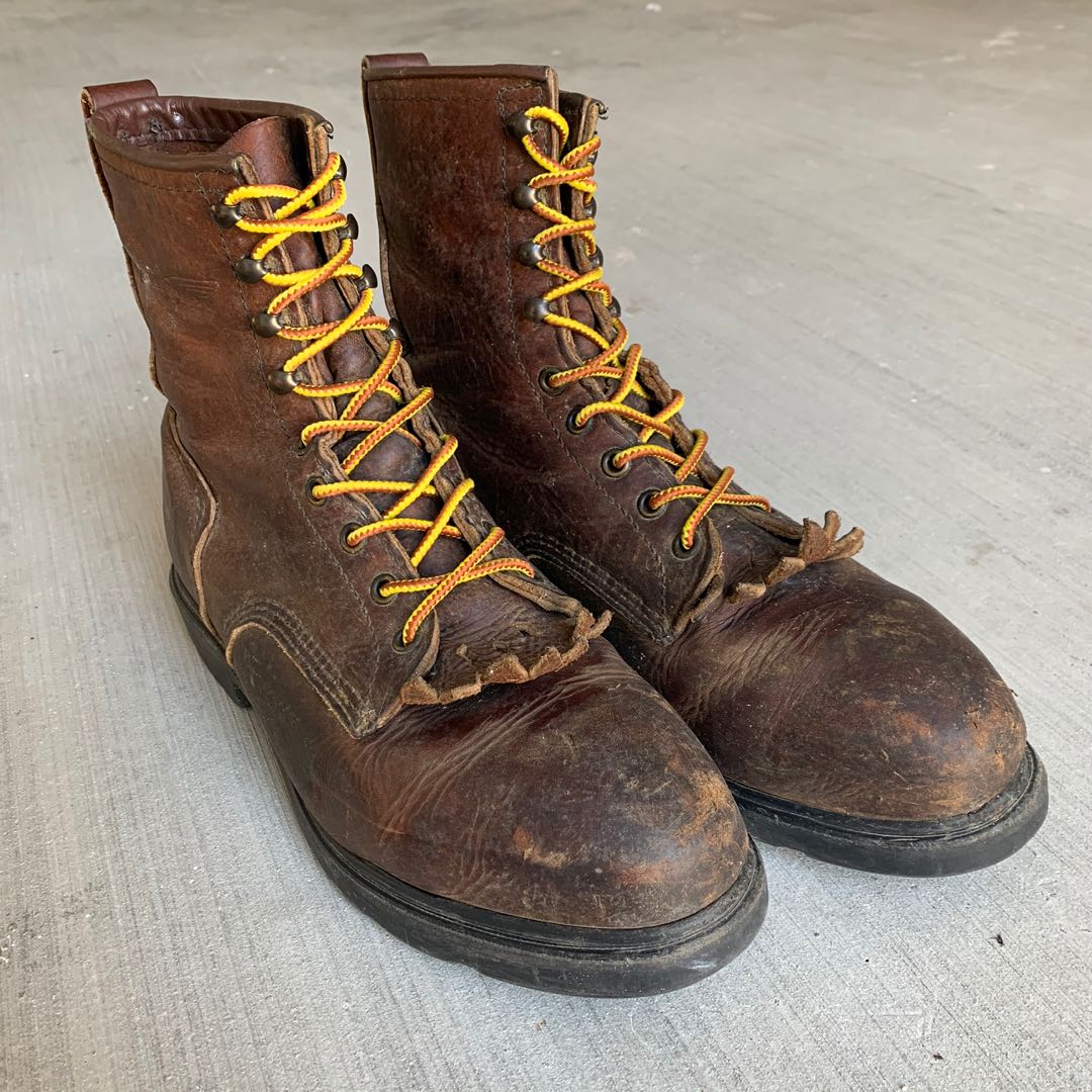 🇺🇸Vintage Red Wing Boots 4451 古著古着皮靴鞋, 男裝, 鞋, 西裝鞋