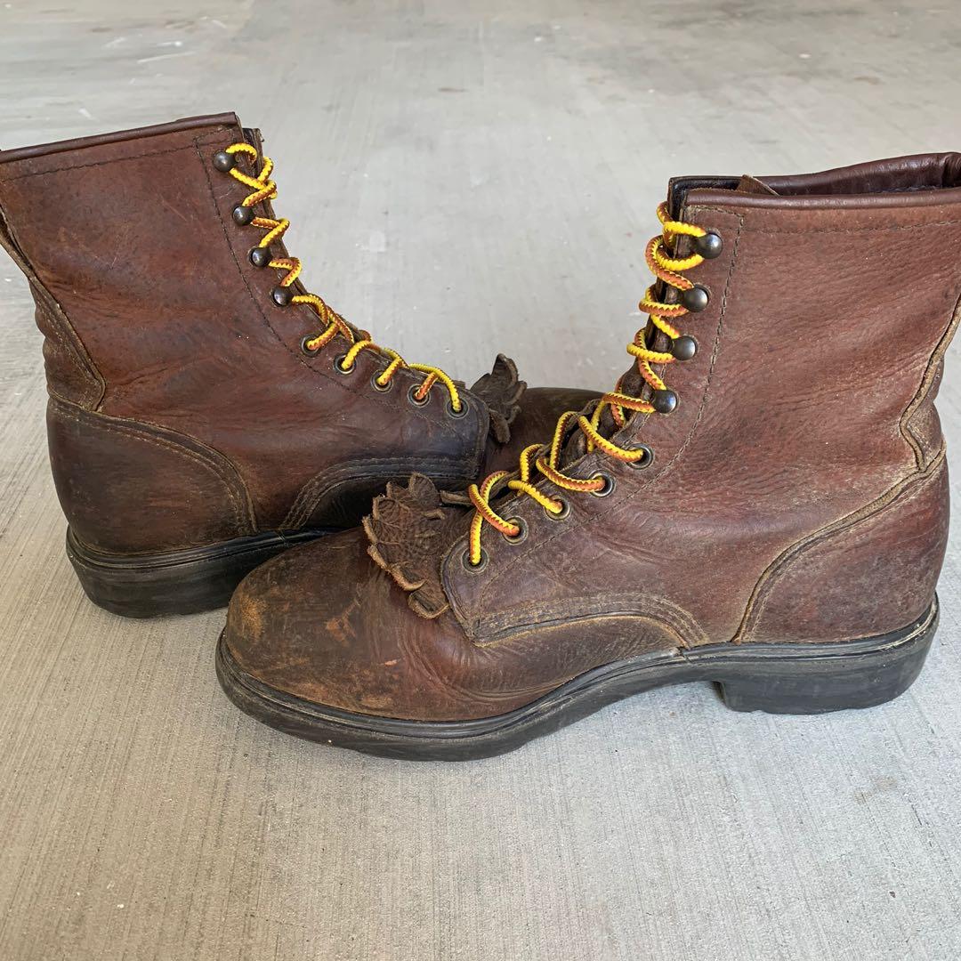 🇺🇸Vintage Red Wing Boots 4451 古著古着皮靴鞋, 男裝, 鞋, 西裝鞋