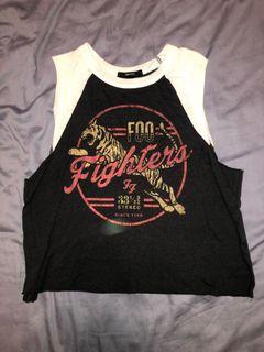 Vintage Thrifted Forever 21 Foo Fighters Tank Top