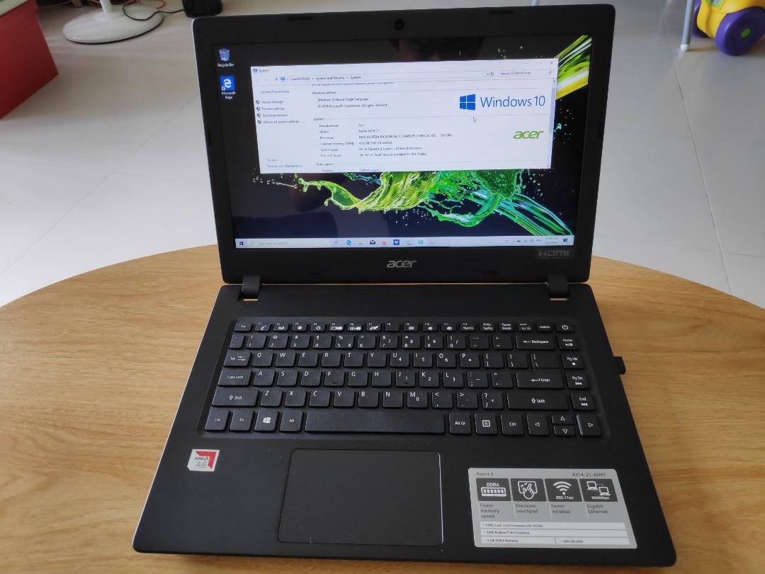 Acer Aspire 3 Laptop (Black), Computers & Tech, Laptops & Notebooks on ...