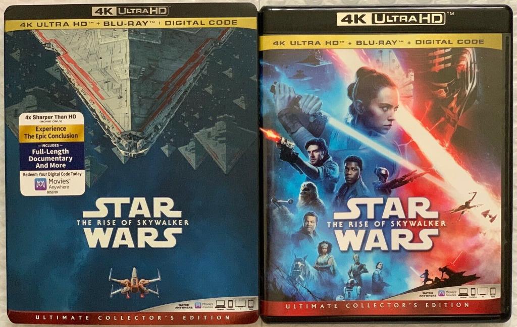 RISE　ALSO　WARS　Toys,　SKYWALKER　ULTIMATE　Hobbies　4K　ORDER,　SLEEVE　ULTRA　DISNEY　PRE　THE　RAY　IX　SET　EDITION　COLLECTORS　INCLUDES　SLIPCOVER　Music　STAR　BLU　HD　EPISODE　OF　DISC