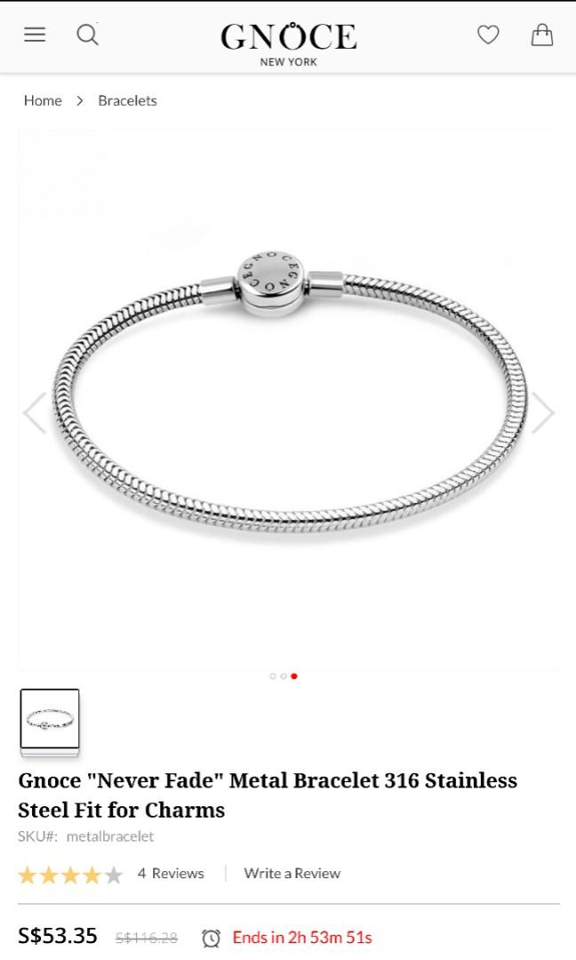 GNOCE 316 Stainless Steel Bracelet