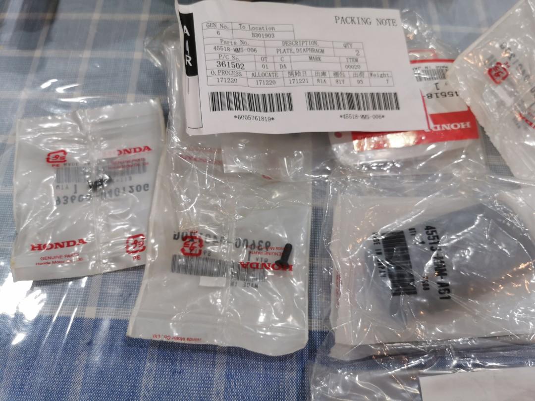 Honda Goldwing brake reservoir covers black, Motorcycles, Motorcycle