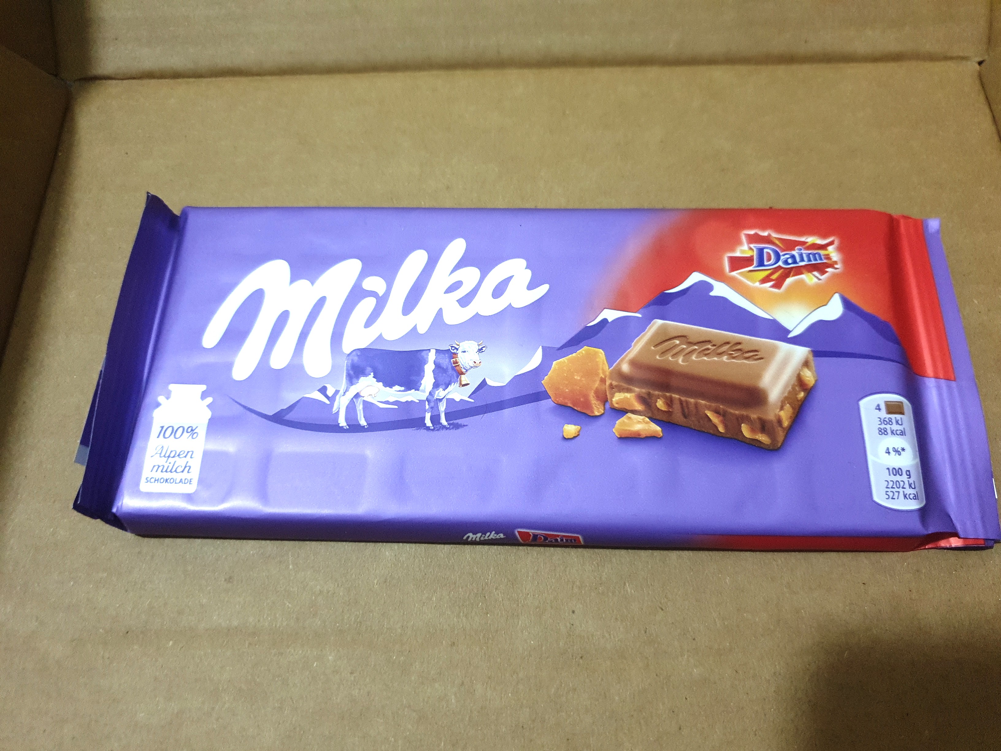 Milka X Daim Chocolate Food Drinks Packaged Snacks On Carousell