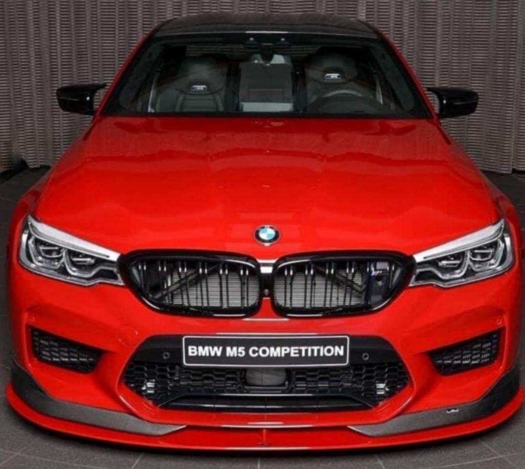 New BMW G30 5 Series Carbon Double Slate Kidney Grille (will not void