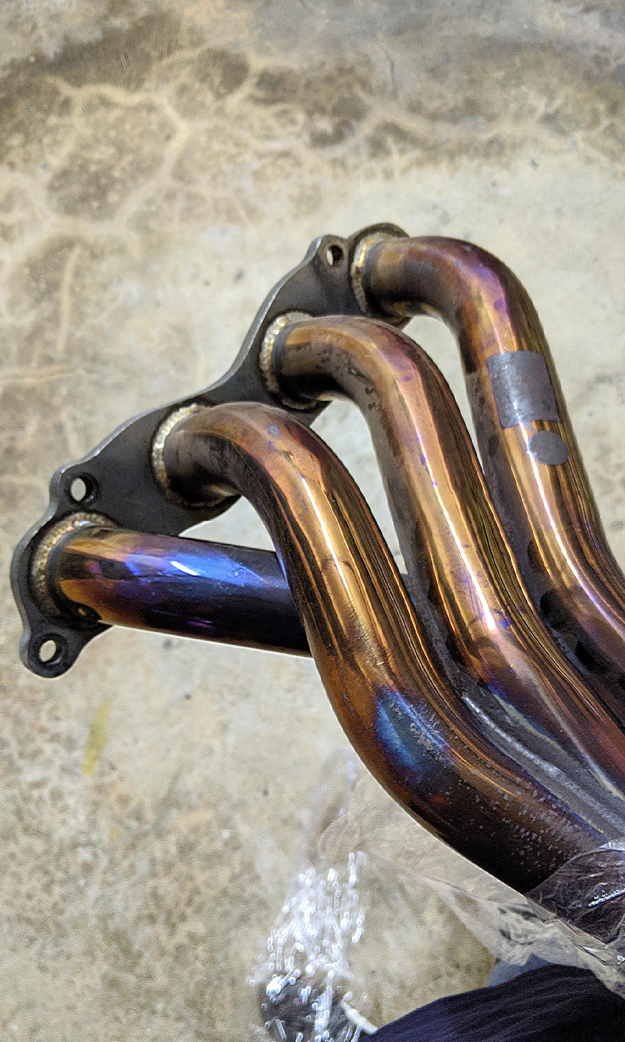 Spoon Header FD2r with test pipe, Car Accessories, Accessories on Carousell