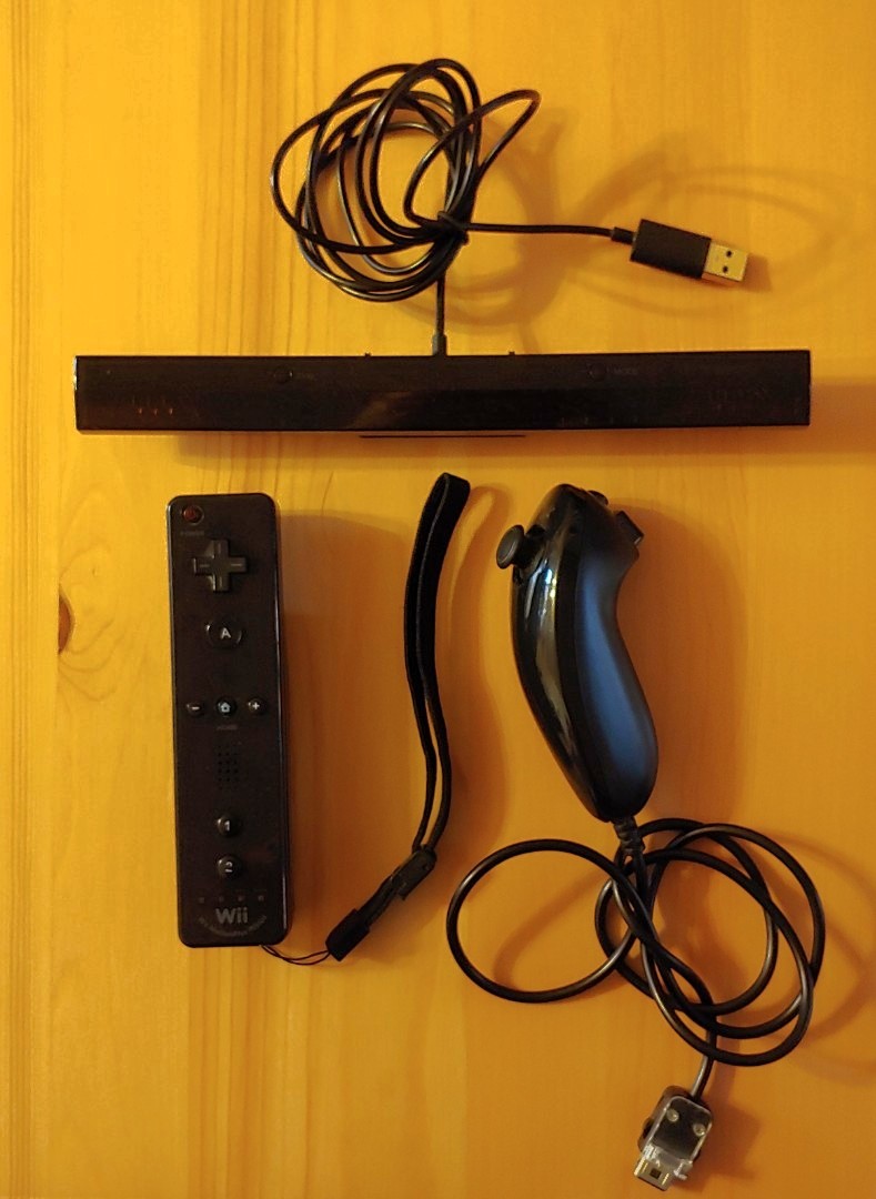 wii 模擬器組合 可連接電腦pc或android tv dolphinbar usb 感應器 連 左右手柄 wii remote plus nunchuk