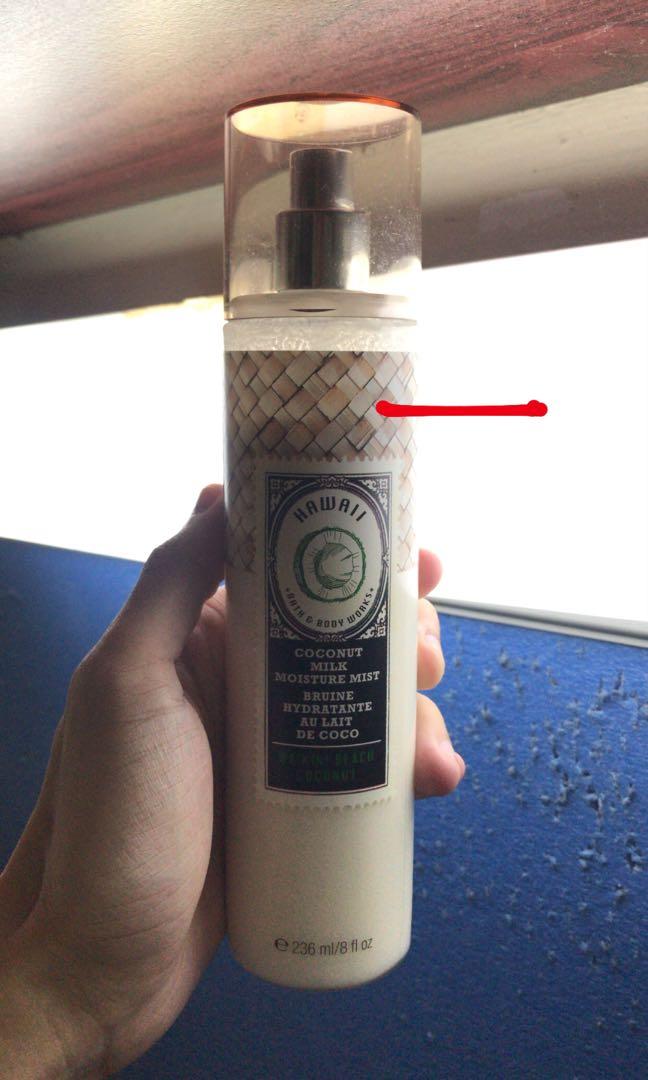Coconut milk moisture mist bath and body works 2025