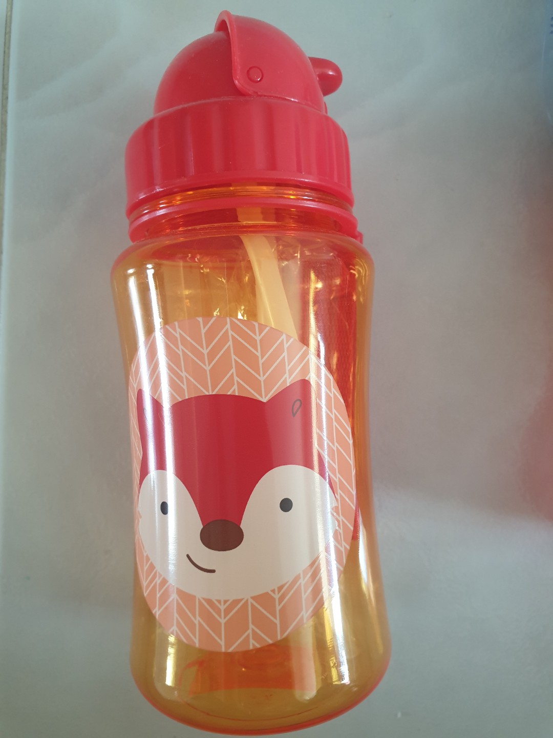 Skip Hop Zoo Straw Bottle, Fox 