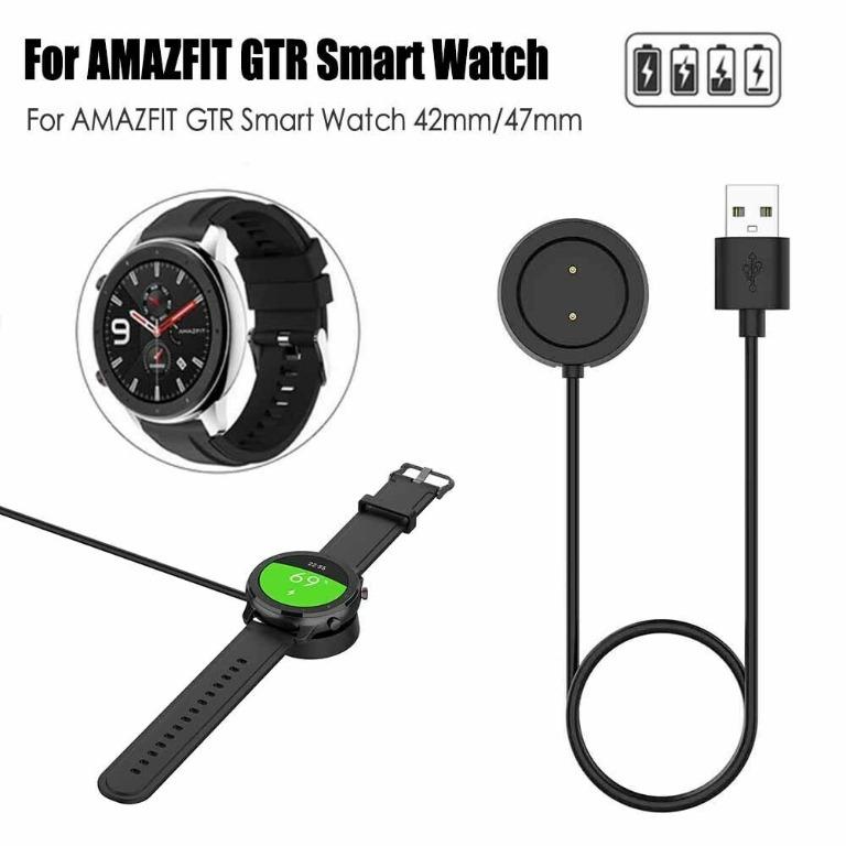 Huami Amazfit T Rex GTR GTS Smart Watch Charger Adapter Charging Replacement Charging Cable Charger Cable Charge USB Charging cable Cradle Power USB Amazfit T Rex TRex Computers Tech Parts Accessories