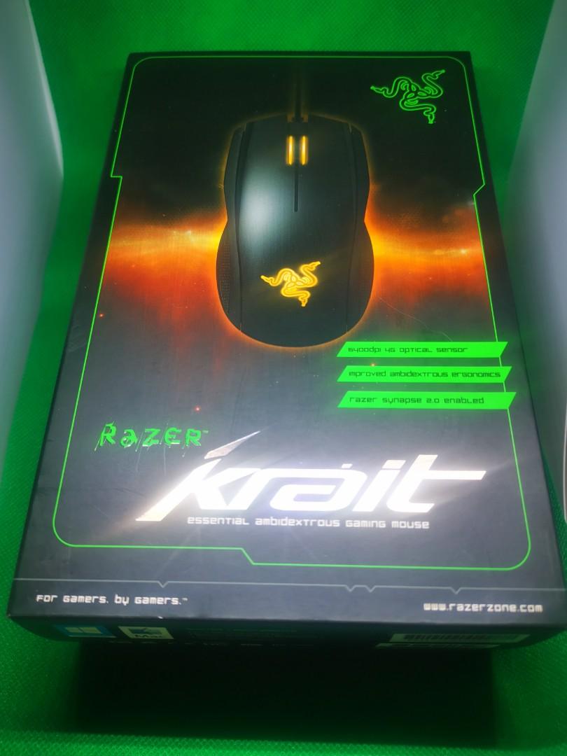 Original Krait Razer Razer krait ambidextrous mouse, Computers & Tech, Parts & Accessories ...