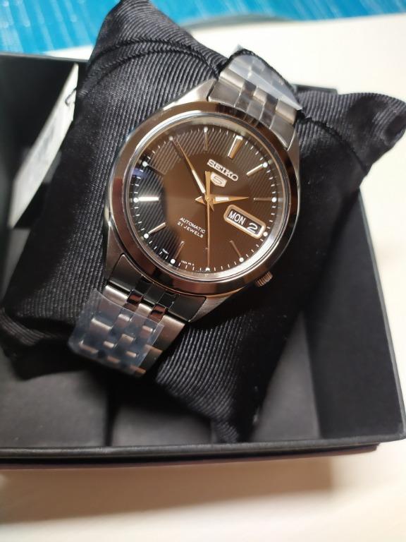 Seiko 5 snkl23 rose gold discount
