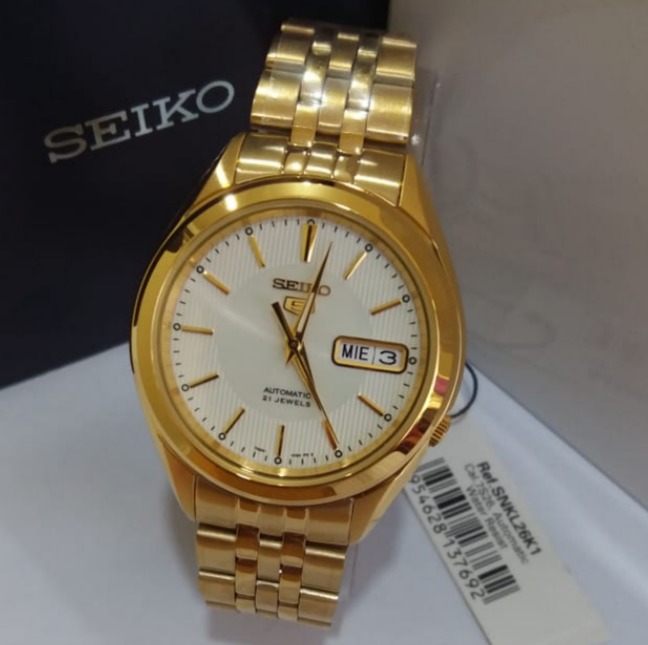 Seiko 5 SNKL26K1 SNKL26K SNKL26 SNKL Automatic Stainless Steel Analog Watch