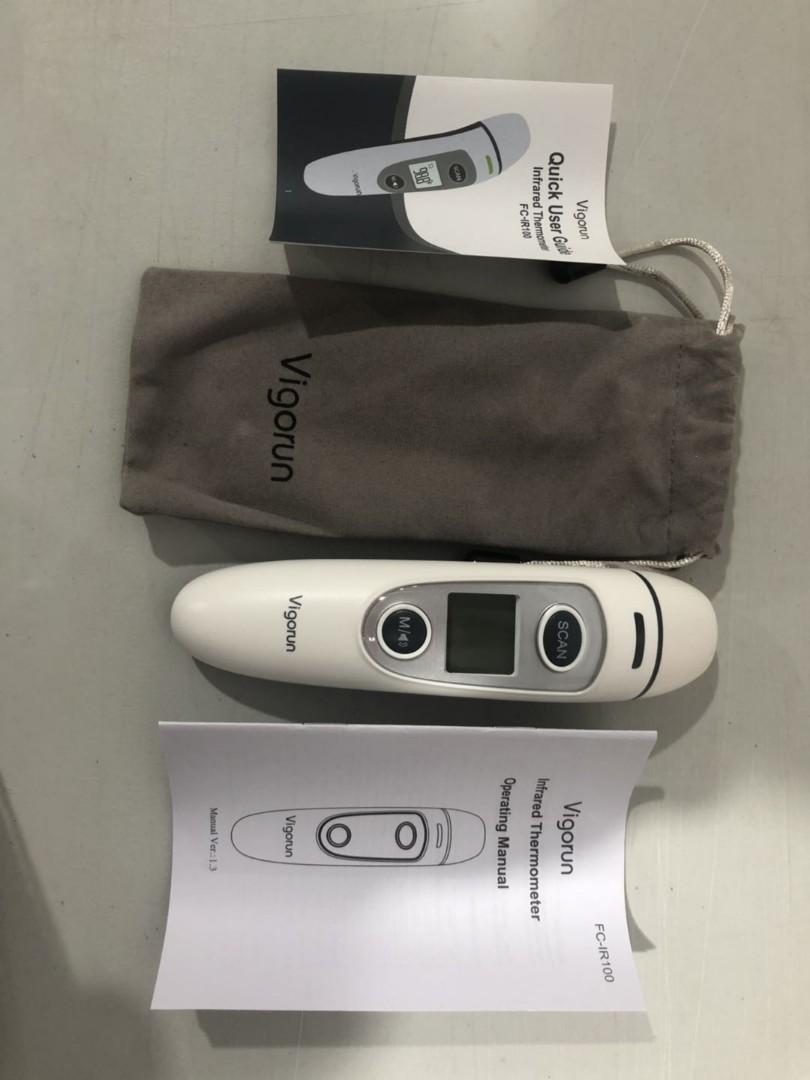 VIGORUN forehead & ear infrared therometer, Health & Nutrition