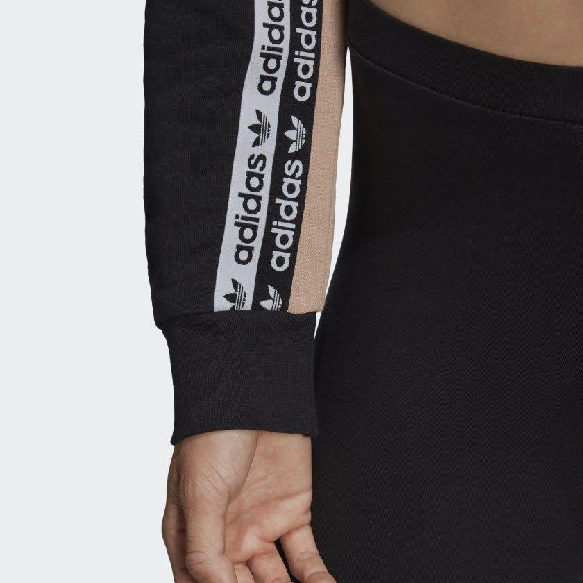 Adidas cropped 2024 hoodie ash pearl
