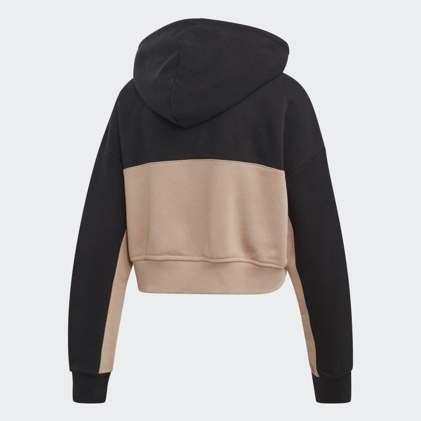 Adidas cropped hoodie ash sales pearl